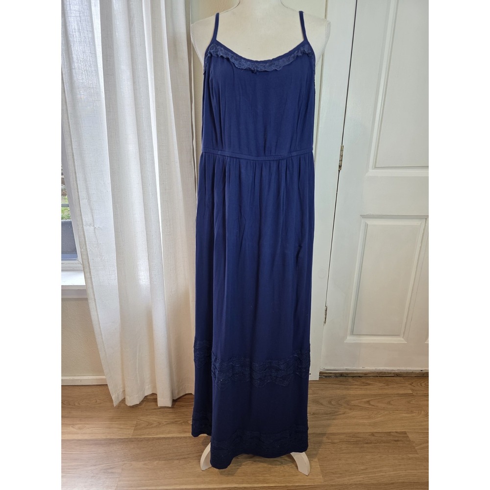 Torrid Maxi Dress 3 Sleeveless Blue‎